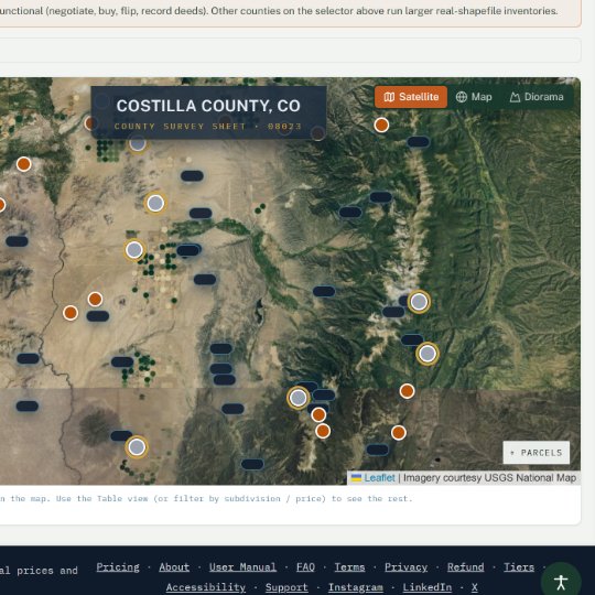 County parcel atlas plate — Land Flipper Tycoon